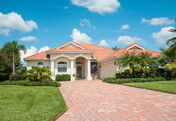 Driveway paver landscaping integration